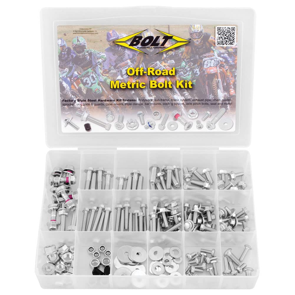 Amazon.com: Bolt Motorcycle Hardware (2004-PP) Japanese Off-Road